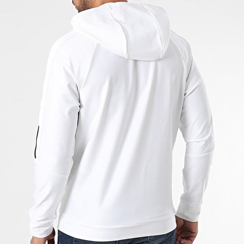 Sweat Zippé Capuche Sicon 50506162 Blanc