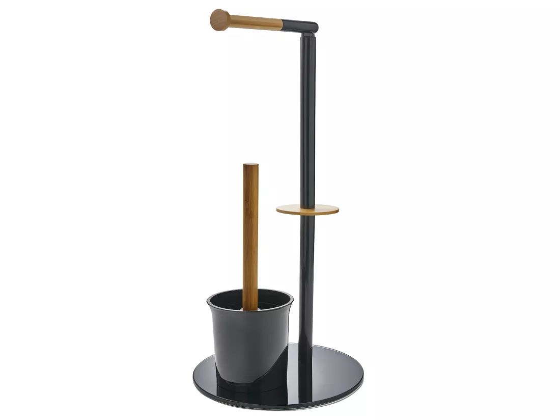 porte papier toilette et brosse wc sur pied urban