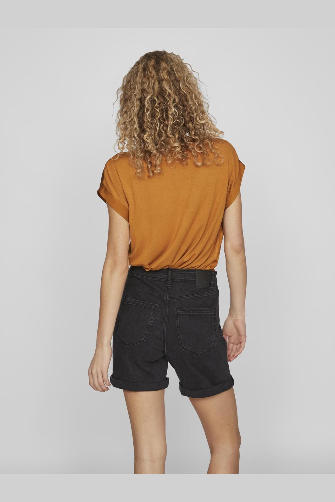Vila Viellette S/S Satin Top