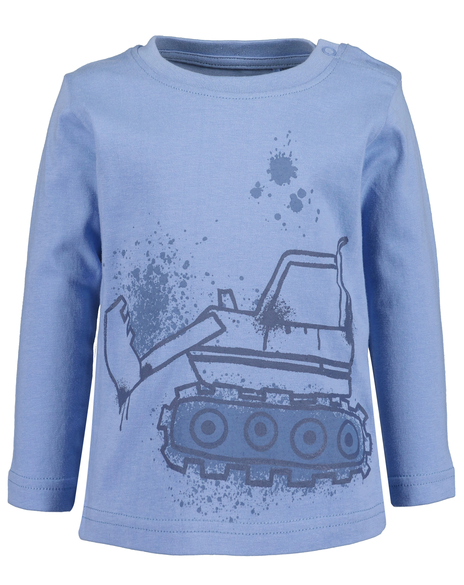Langarmshirt EXCAVATOR in hellblau