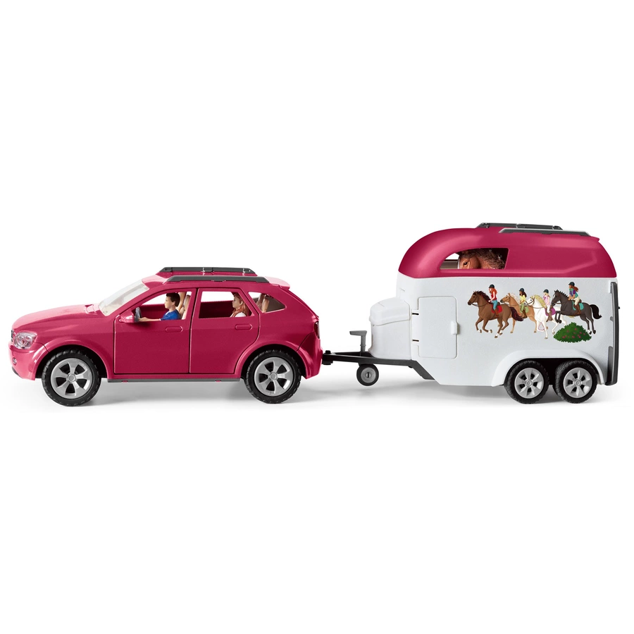 schleich® Horse Club Abenteuer mit Auto und Pferdeanhänger 42535