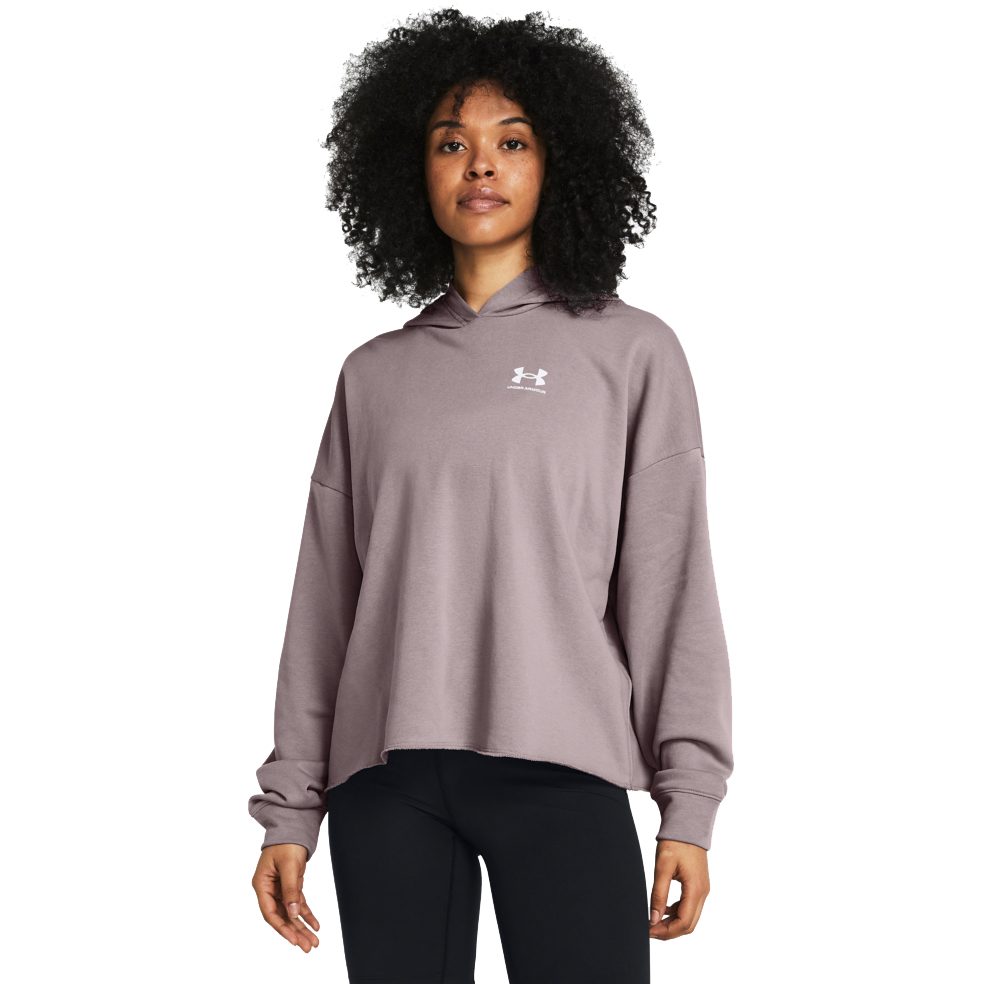 Under Armour Rival Terry OS Hoodie Damen tetra gray