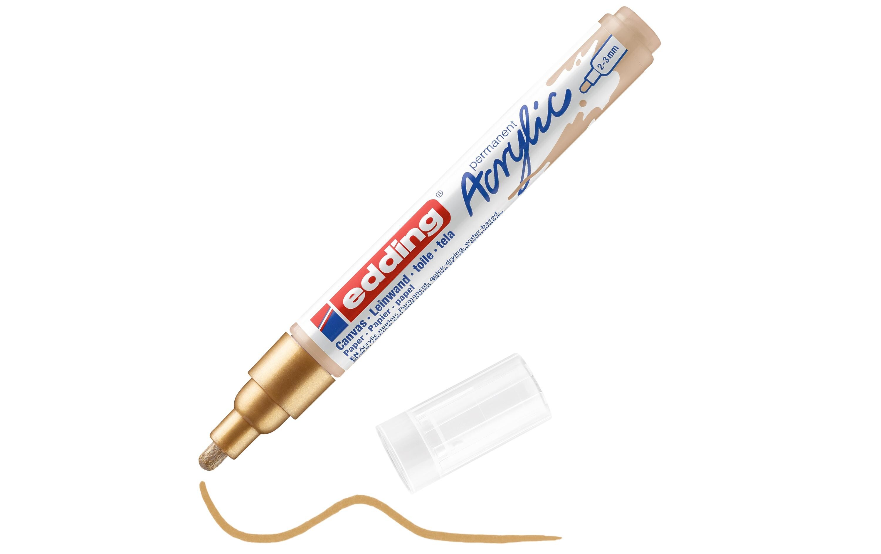 Acrylmarker 5100 Medium, GoldSchnelltrocknende Acrylstifte