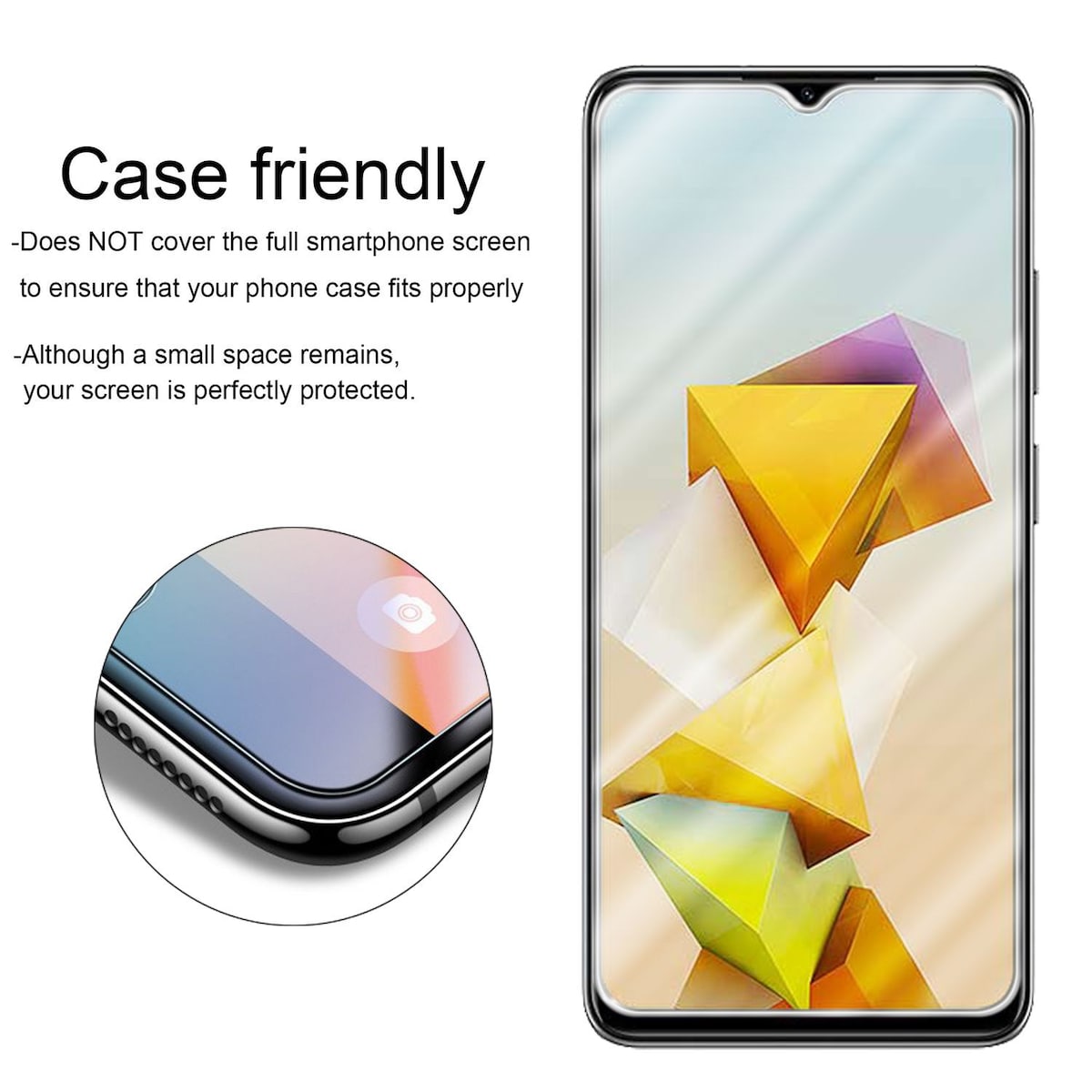 ZTE Blade A73 5G 3x Skjermbeskytter Skärmskydd