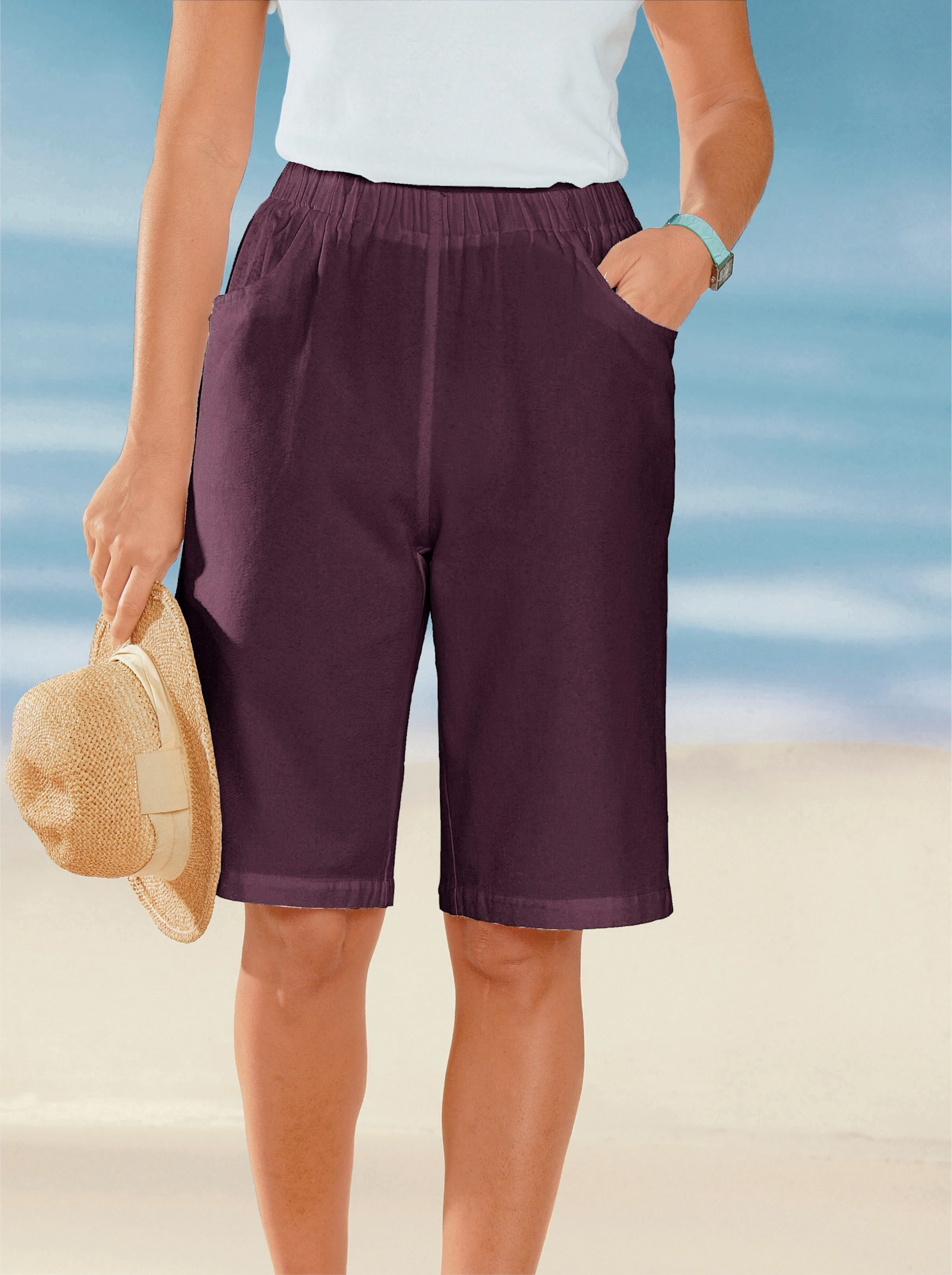 Bermudas mit Rundum-Dehnbund
