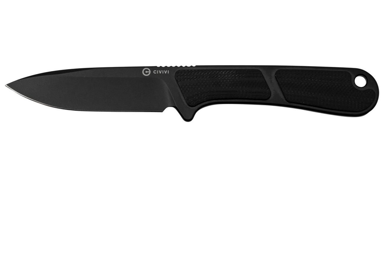 Civivi Mini Elementum Fixed Blade C23010-1 Black G10, nekmes