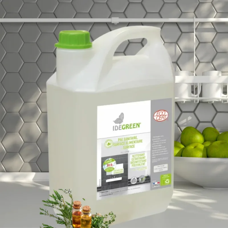 IDEGREEN - Nettoyant sanitaire et surfaces - Respect'home - 5L