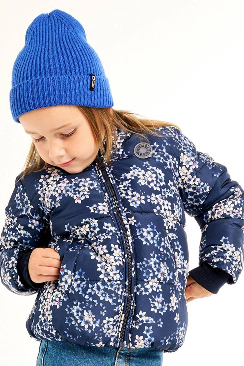 Tumble 'n Dry gewatteerde jas blauw