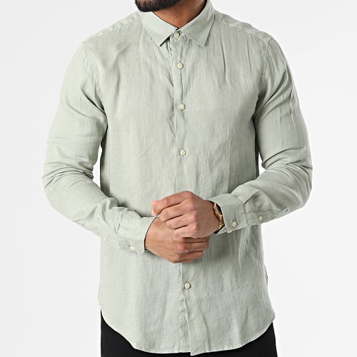 Chemise A Manches Longues 7631 Vert Clair