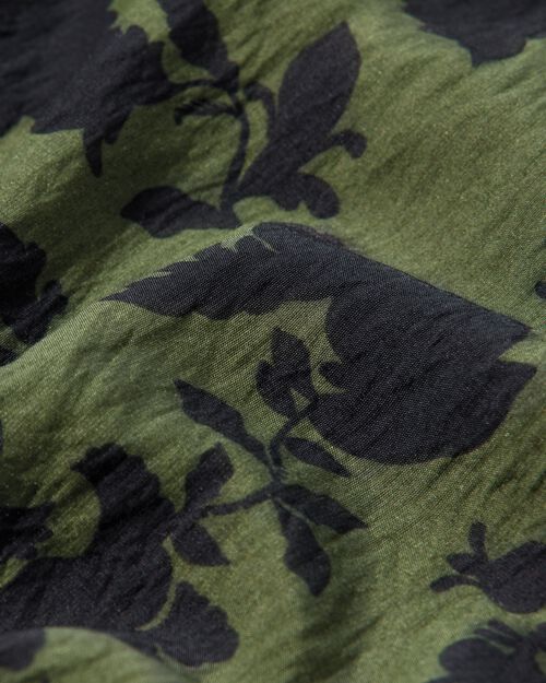 robe boutonnée Isabel fleur pour femmes vert