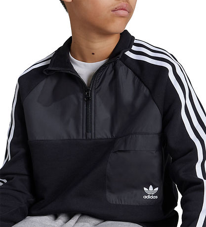 adidas Originals Sweatshirt m. Lynl?s - Sort m. Hvid