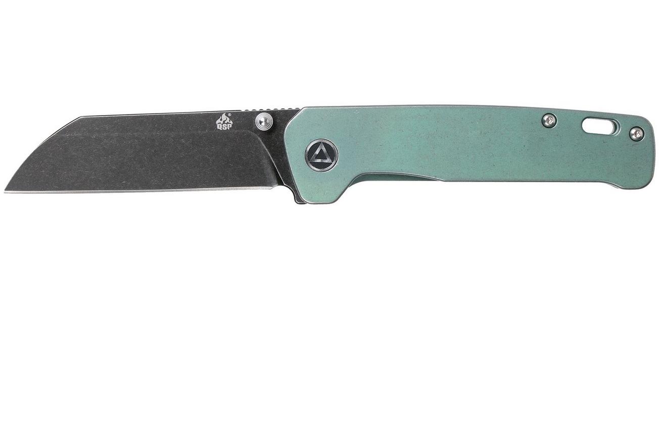 QSP Knife Penguin QS130-Y Titanium, 154CM Blackwashed zakmes