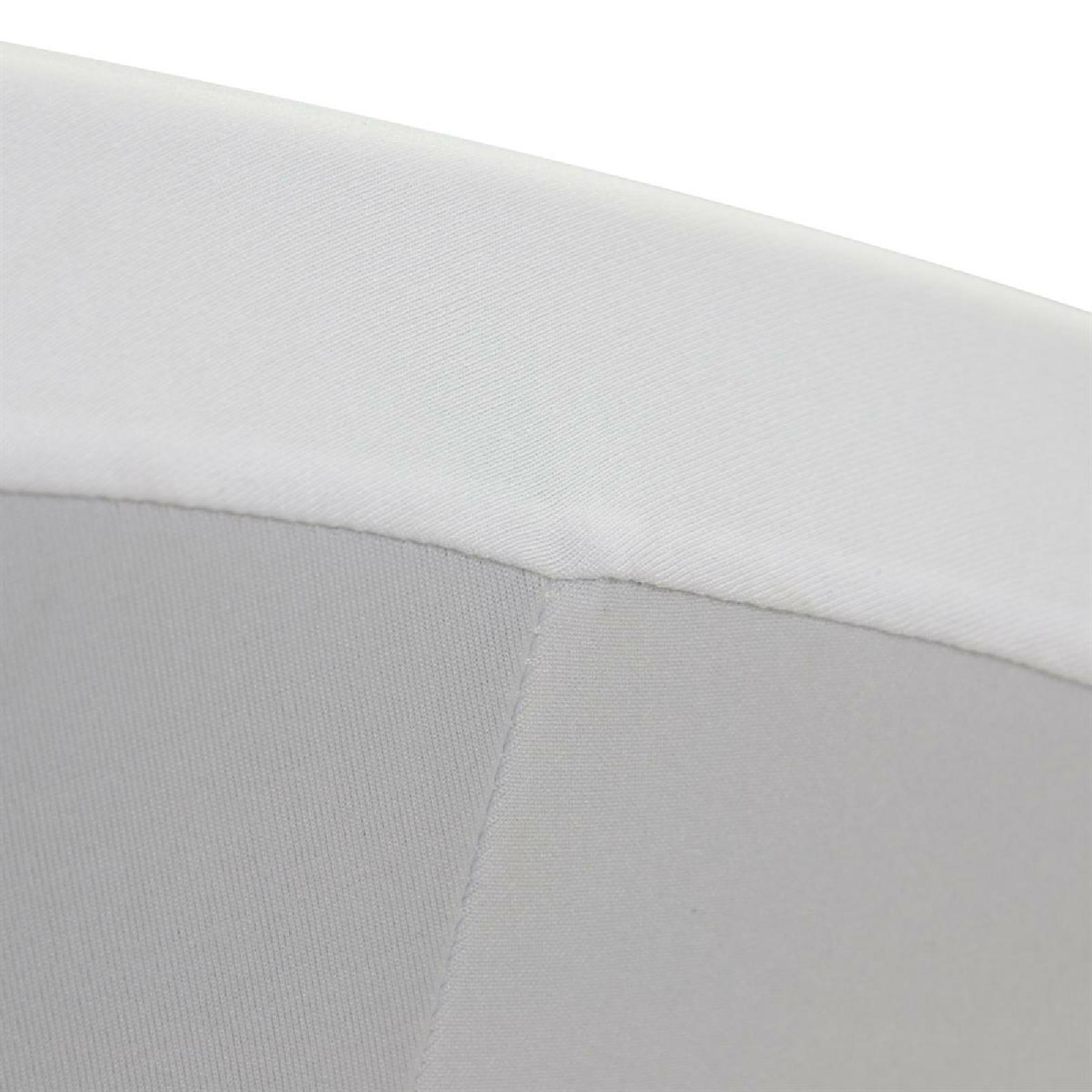VCM Husse für Stehtisch Stretch 80 x 80 x 110 cm weiß Tischschutz Stoffbezug