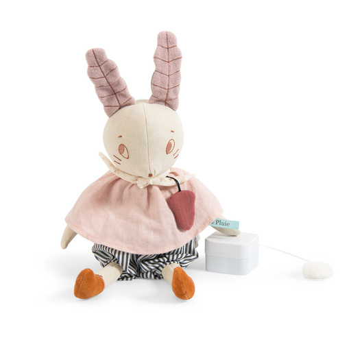 Poupée musicale lapin Après la pluie - MOULIN ROTY