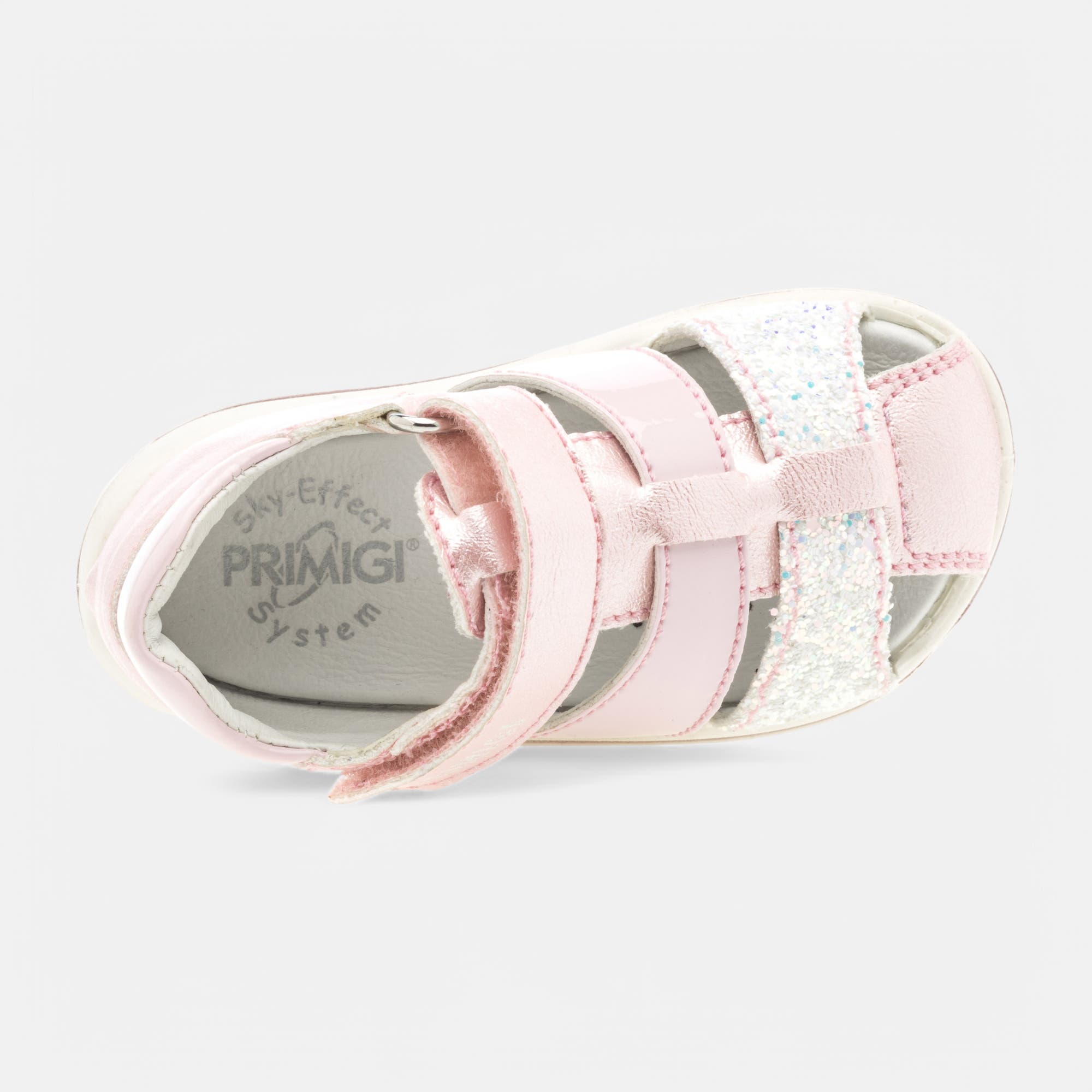 Nu-pieds Bébé fille rose