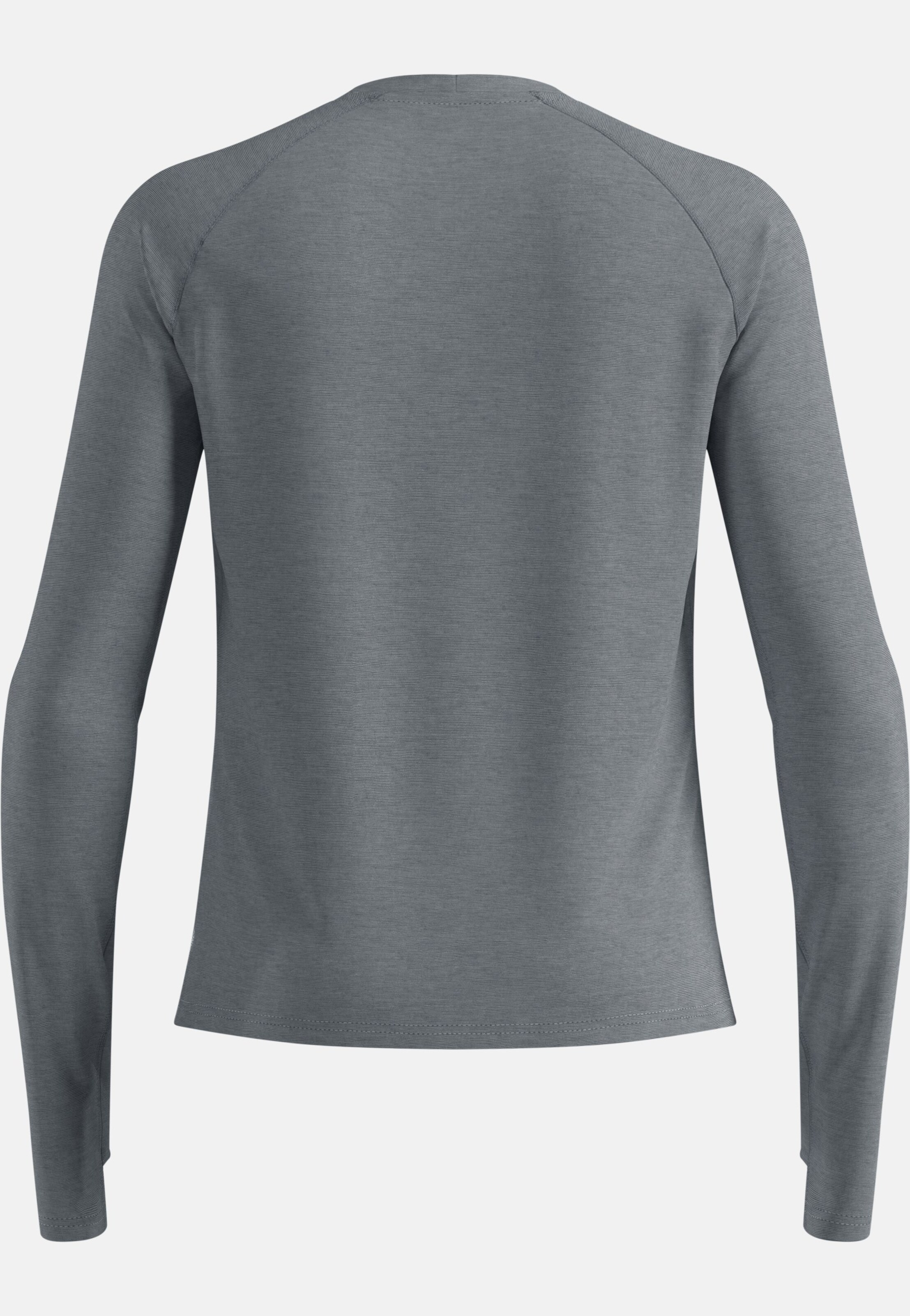 Langärmeliges X-Alp Performance Wool 115 Trailrunning-Shirt in grey melange