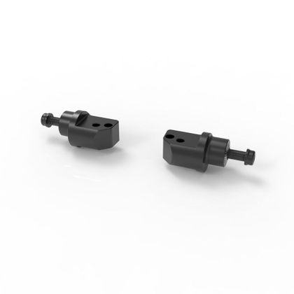Adaptateur repose pied Rizoma Passager - 22 mm - Noir