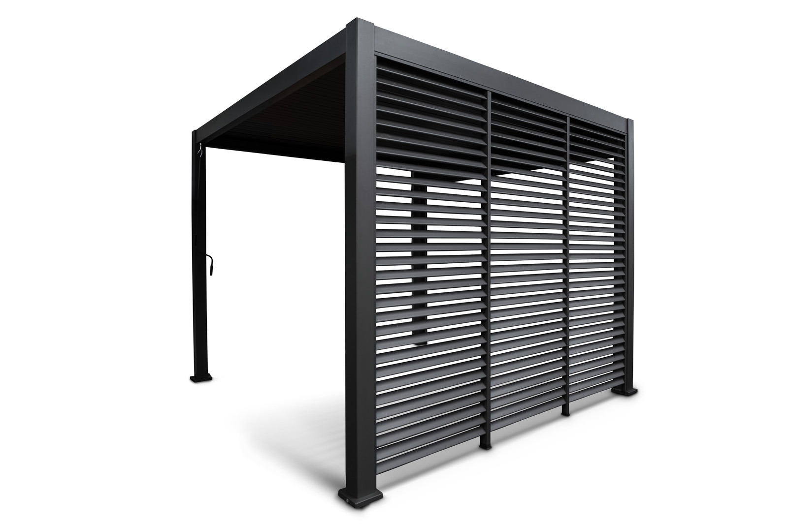 Novum Mirador 4M 123,5 x 238,25 Louvre Shutter Paneel - Black