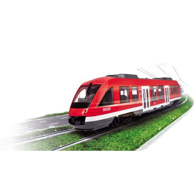 Straßenbahn rot-weiß-grau von Dickie