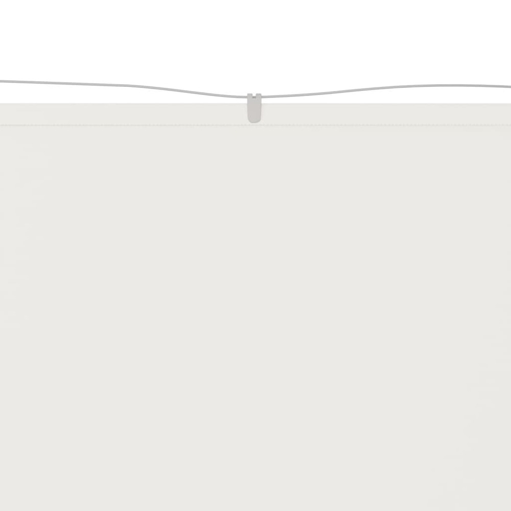 Auvent vertical 250 x 270 cm tissu oxford blanc