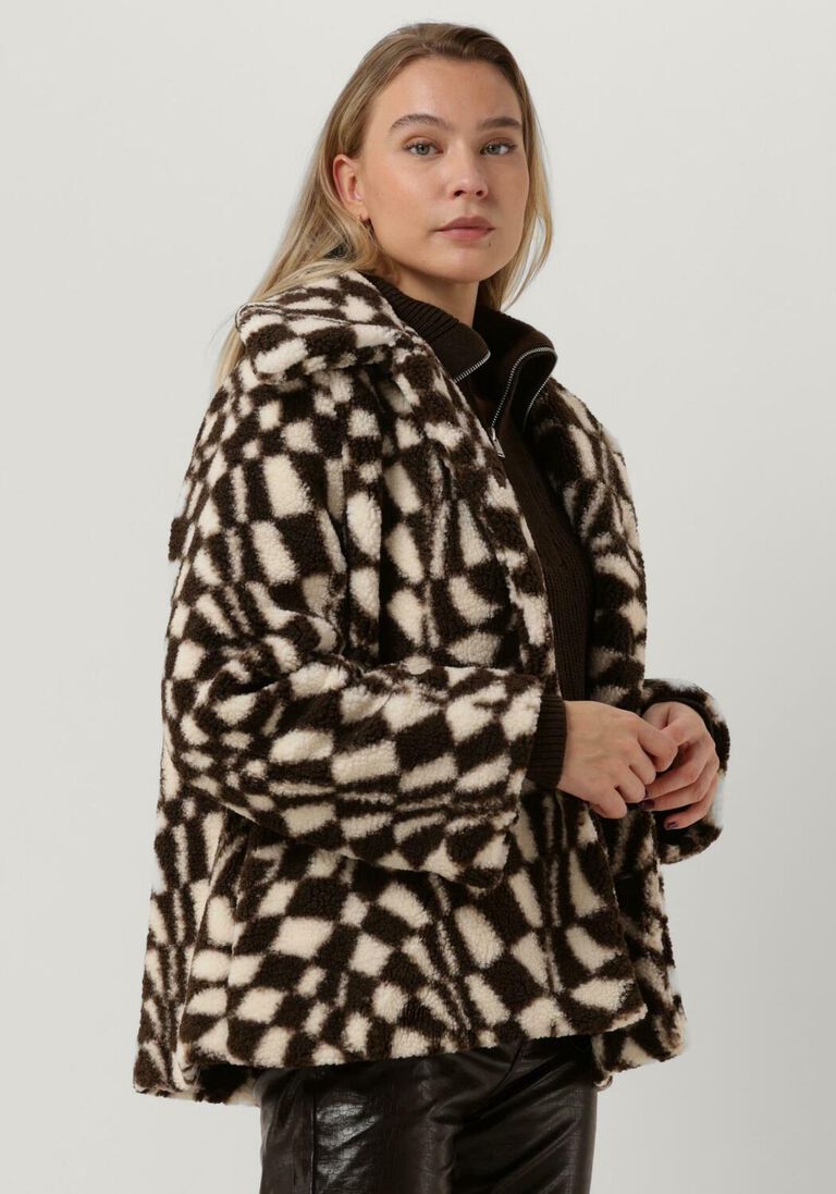 ENVII grijze envii jack enfair jacket aop 6769