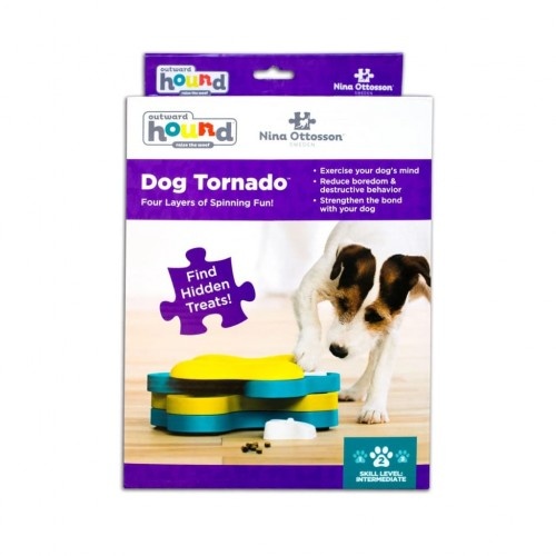 Brinquedo giratório de quebra-cabeça para cães