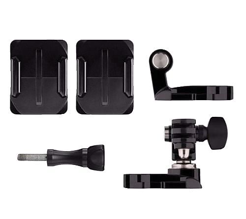 GOPRO - FIXATION FRONTALE ET LATERALE POUR CASQUE