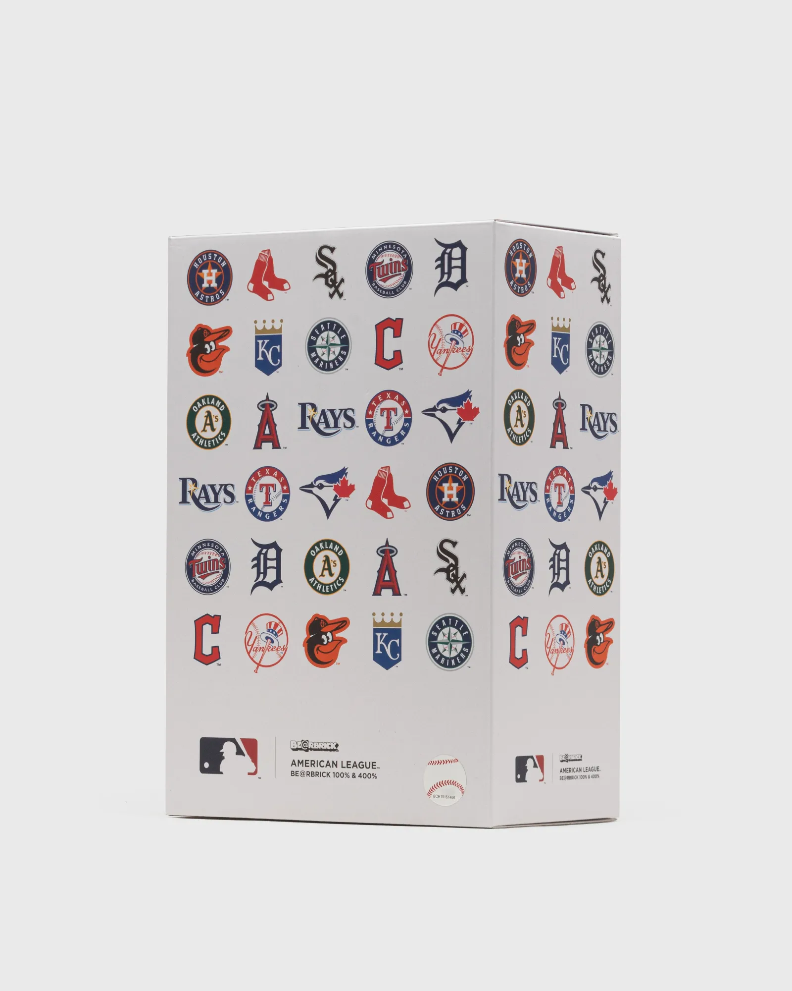 MEDICOM BEARBRICK 400% MLB AMERICAN LEAGUE 2-PACK