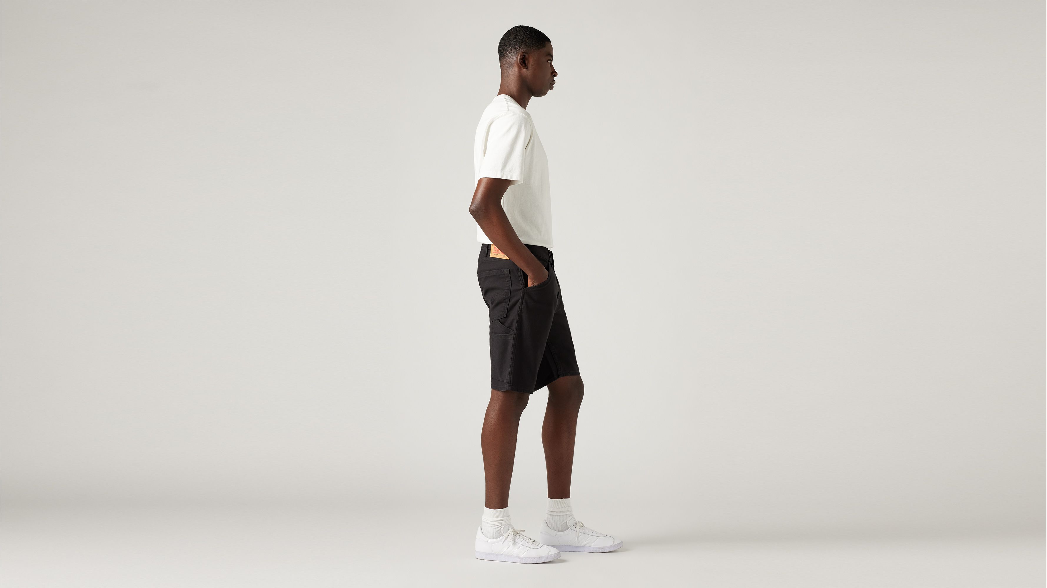 Short 505™ Workwear utilitaire - Black Canvas Worwear - Noir