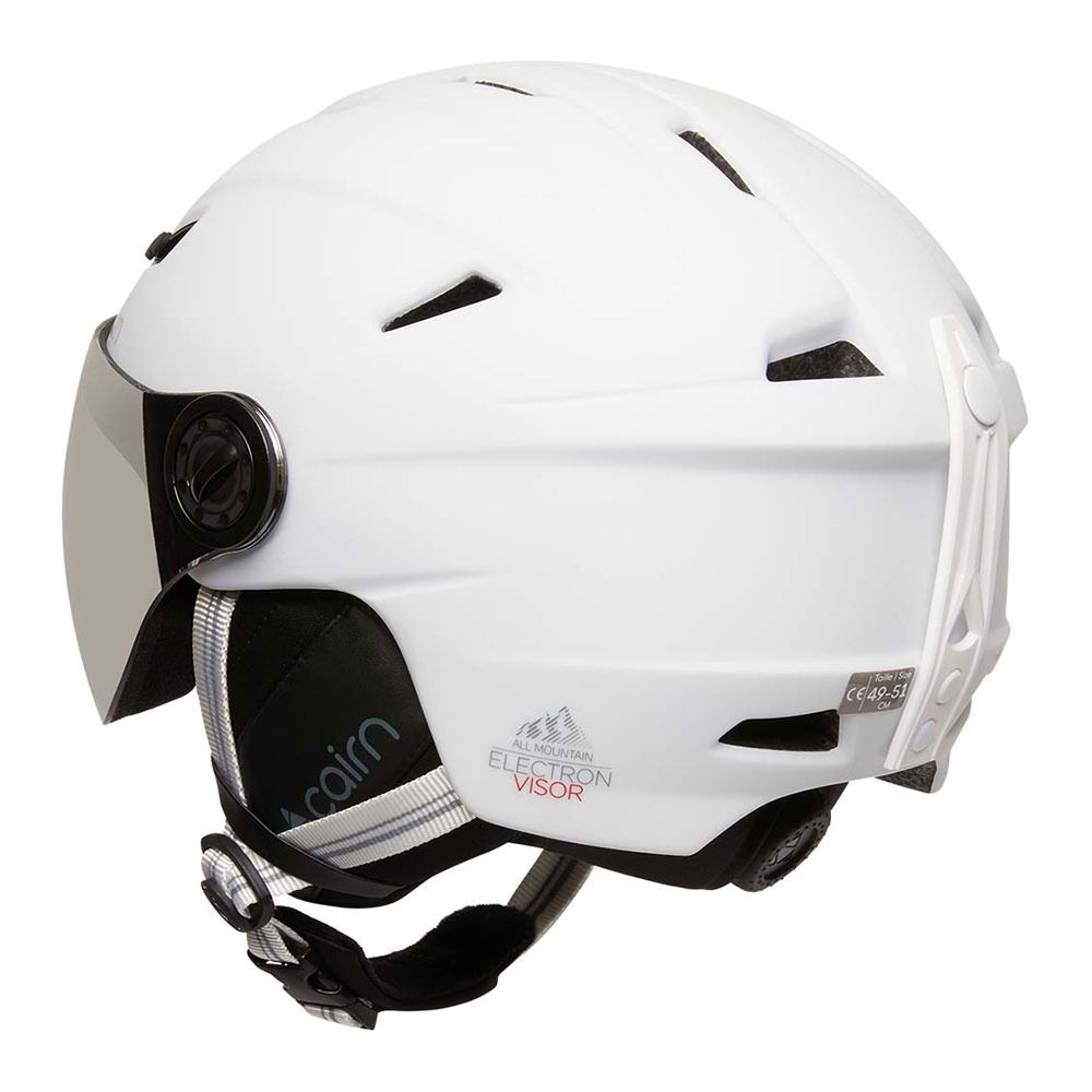 Cairn ELECTRON VISOR - Casque ski Homme white