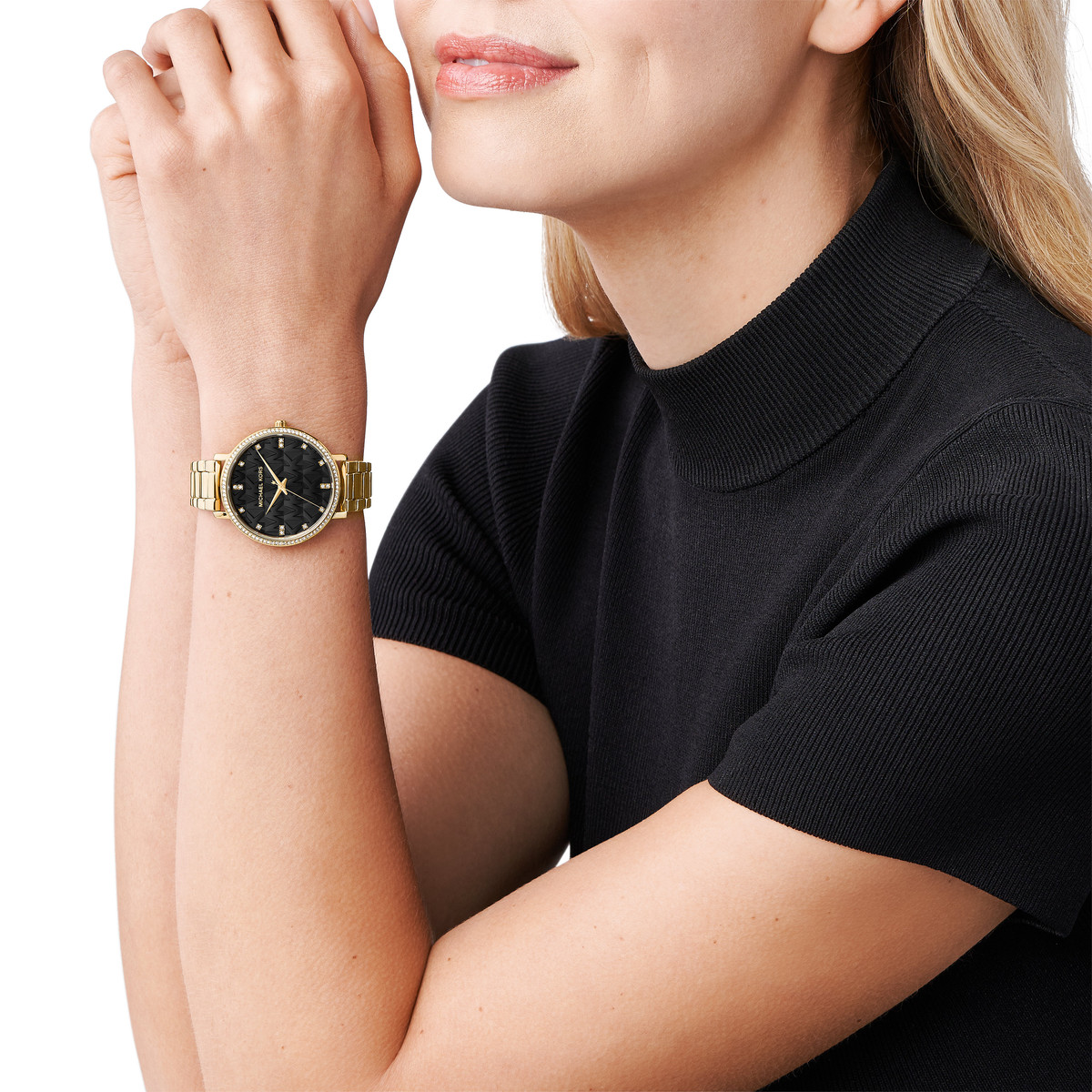 Montre MICHAEL KORS Pyper femme bracelet métal doré