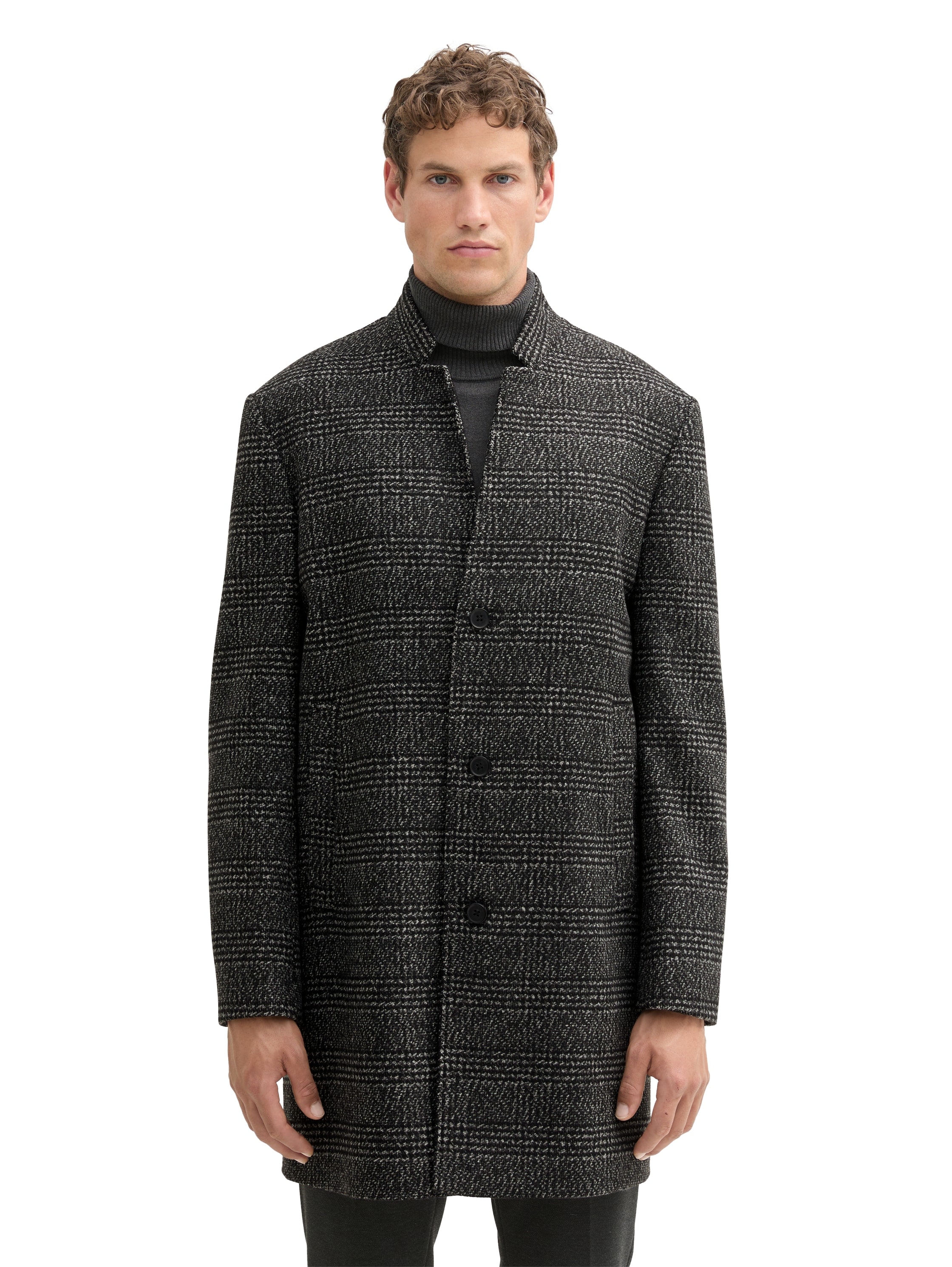 TOM TAILOR Denim Wollmantel , mit Wollanteil