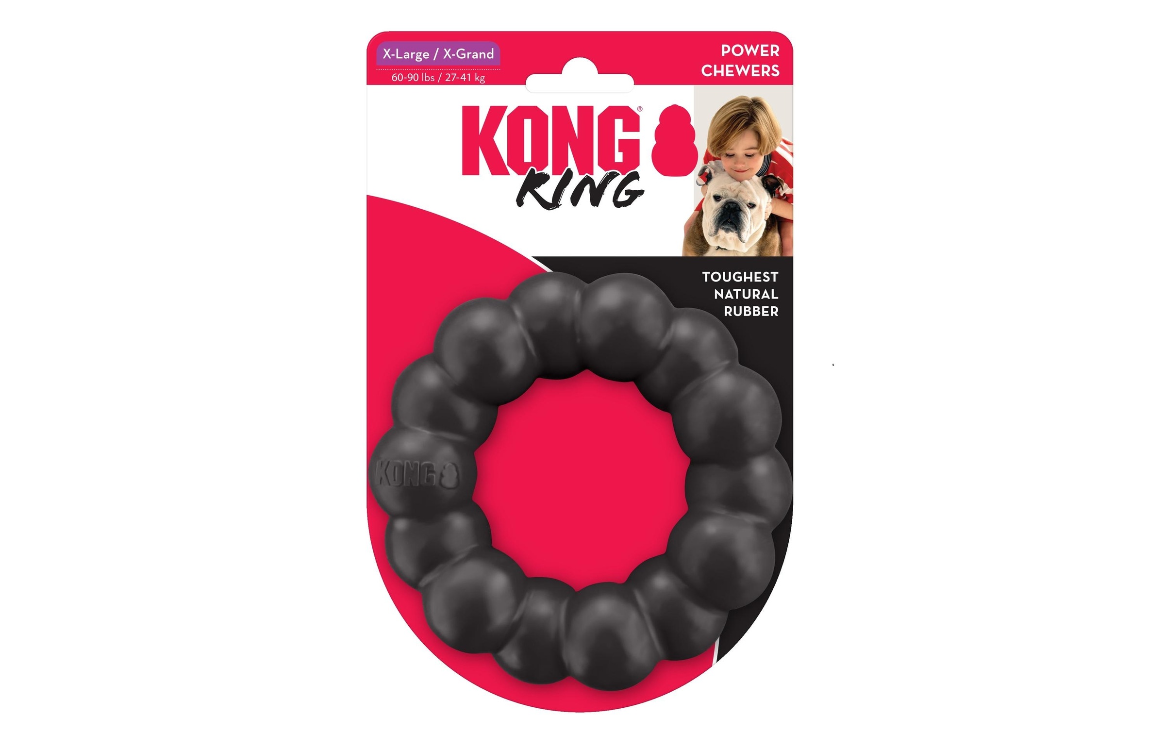 KONG Tier-Beschäftigungsspielzeug »Extreme Ring« Kautschuk