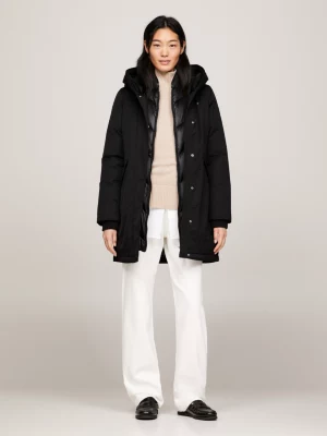 Parka acolchoada com capuz