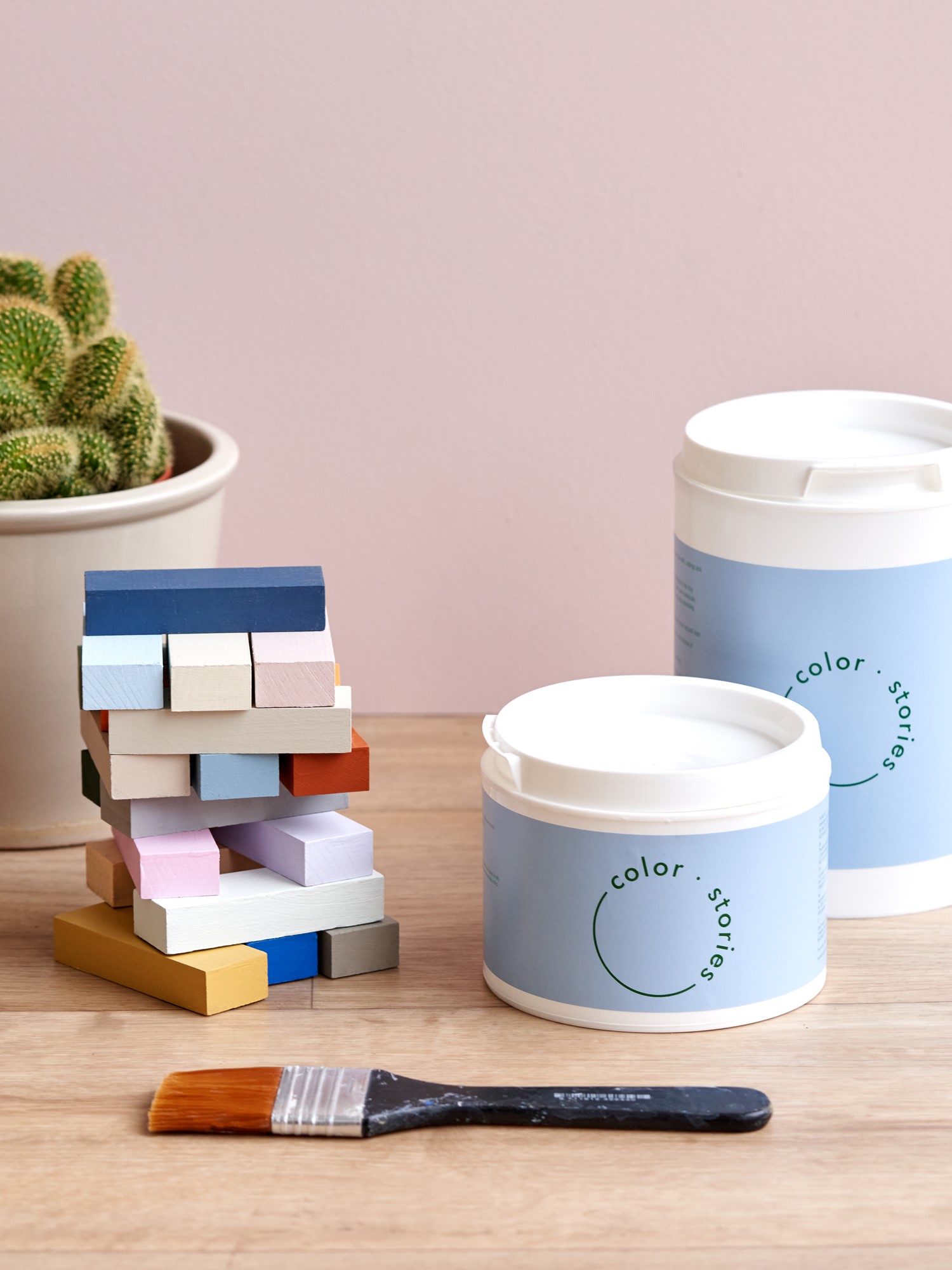 Maling Eventyr 900 ml | Akrylmaling. | Rose | Color Stories