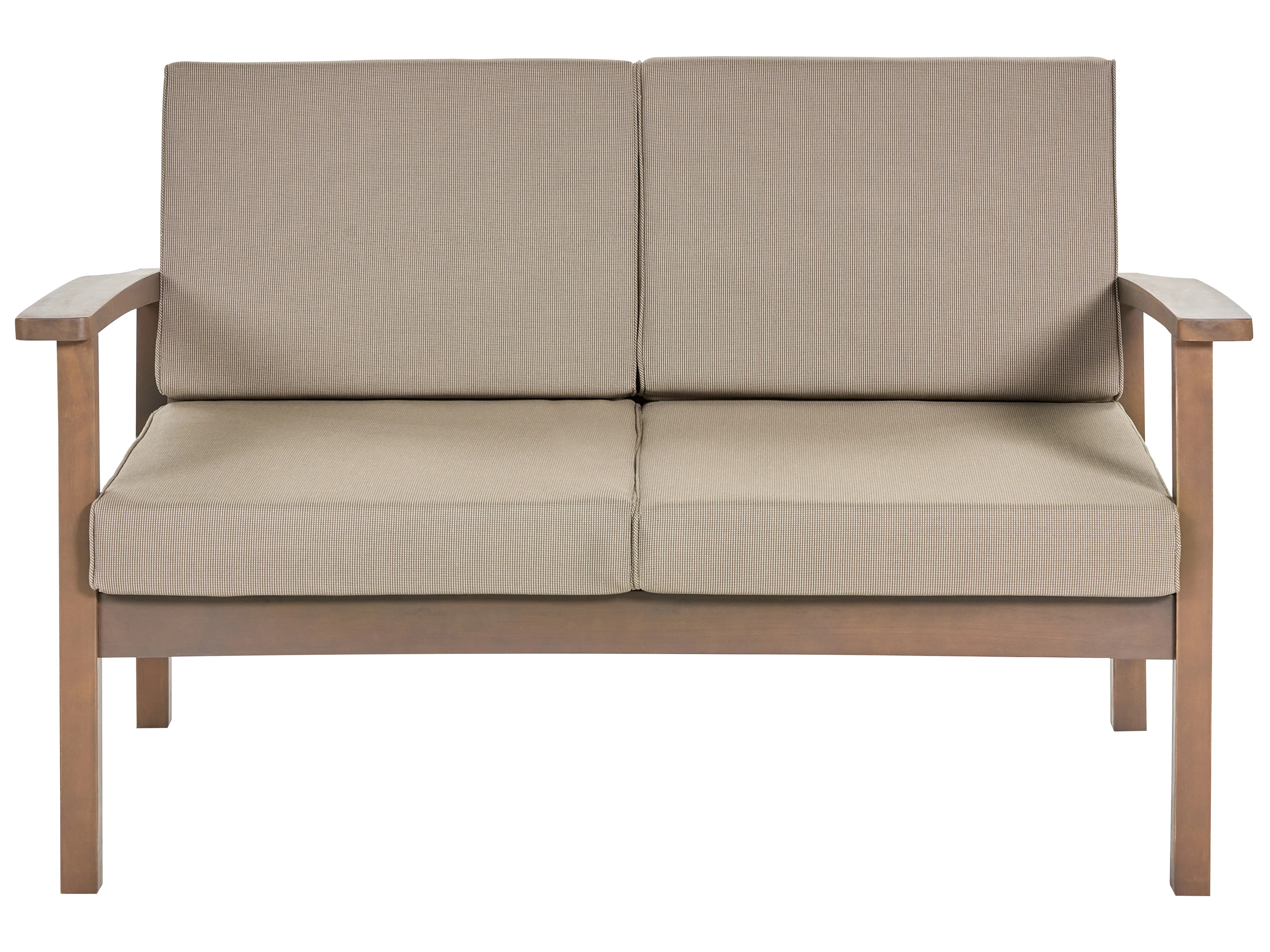 Loungeset met tafel 4-zits MANILA Gecertificeerd acaciahout Donkerbruin