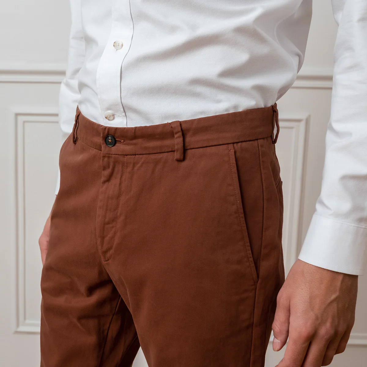 Brick chinos
