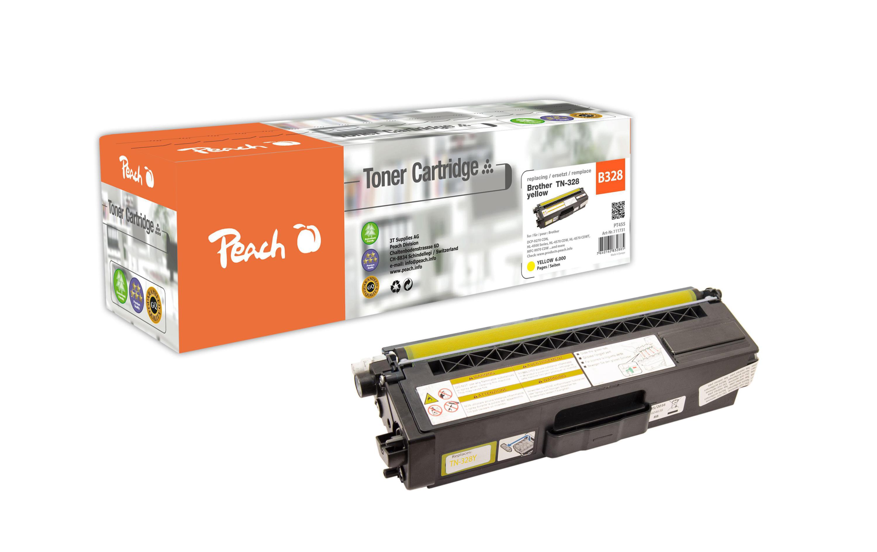 Toner Brother TN-328Y YellowToner: Yellow