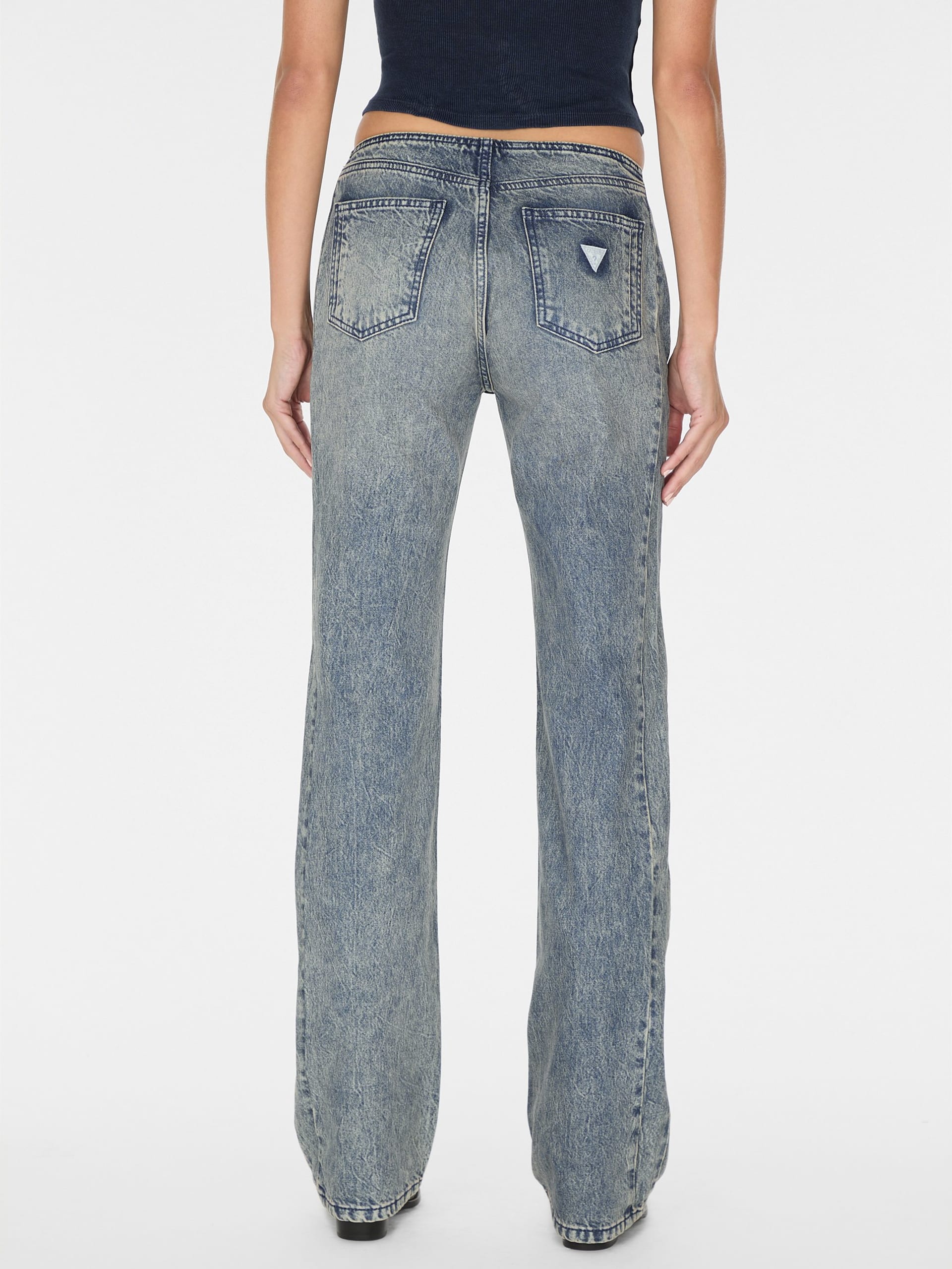 calça jeans patchwork