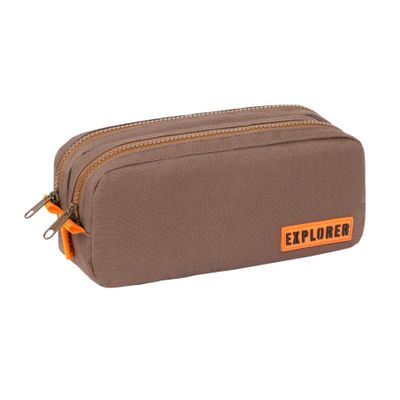 Trousse rectangulaire Explorer - 2 compartiments - disponible dans différentes couleurs - Viquel
