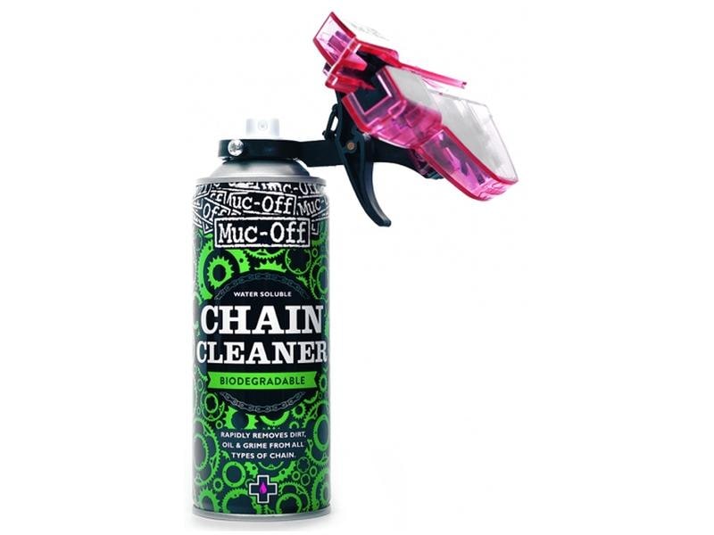 Muc-Off Kettenreiniger Chain Doc 400 ml Set aus Kettenreiniger und Kettenreinigungsgerät