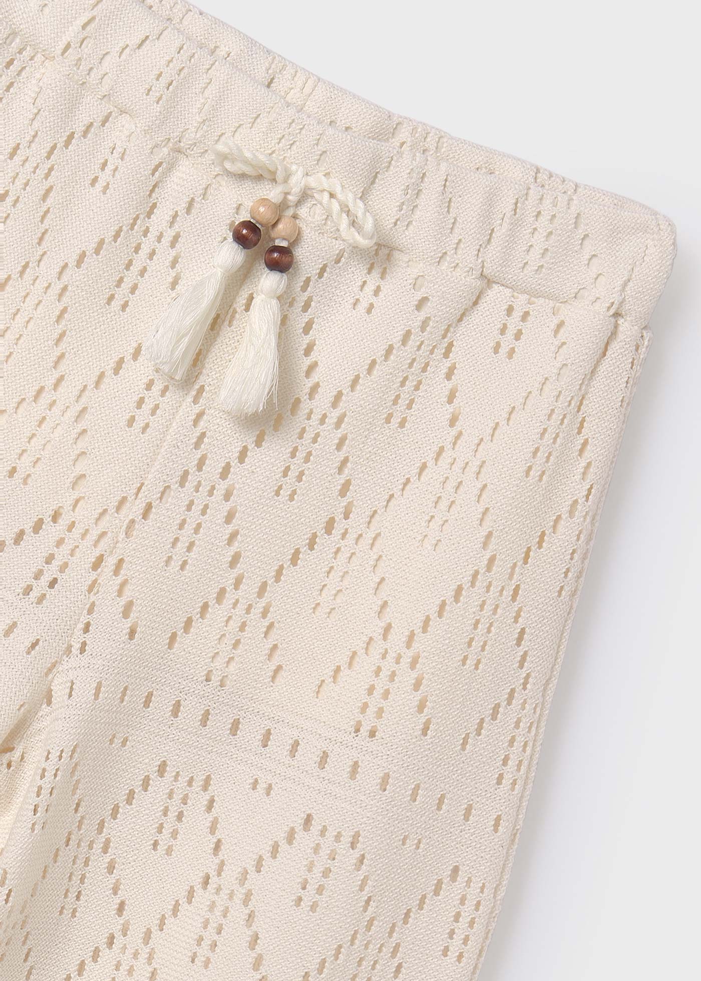 Calças Better Cotton com detalhes vazados para meninas