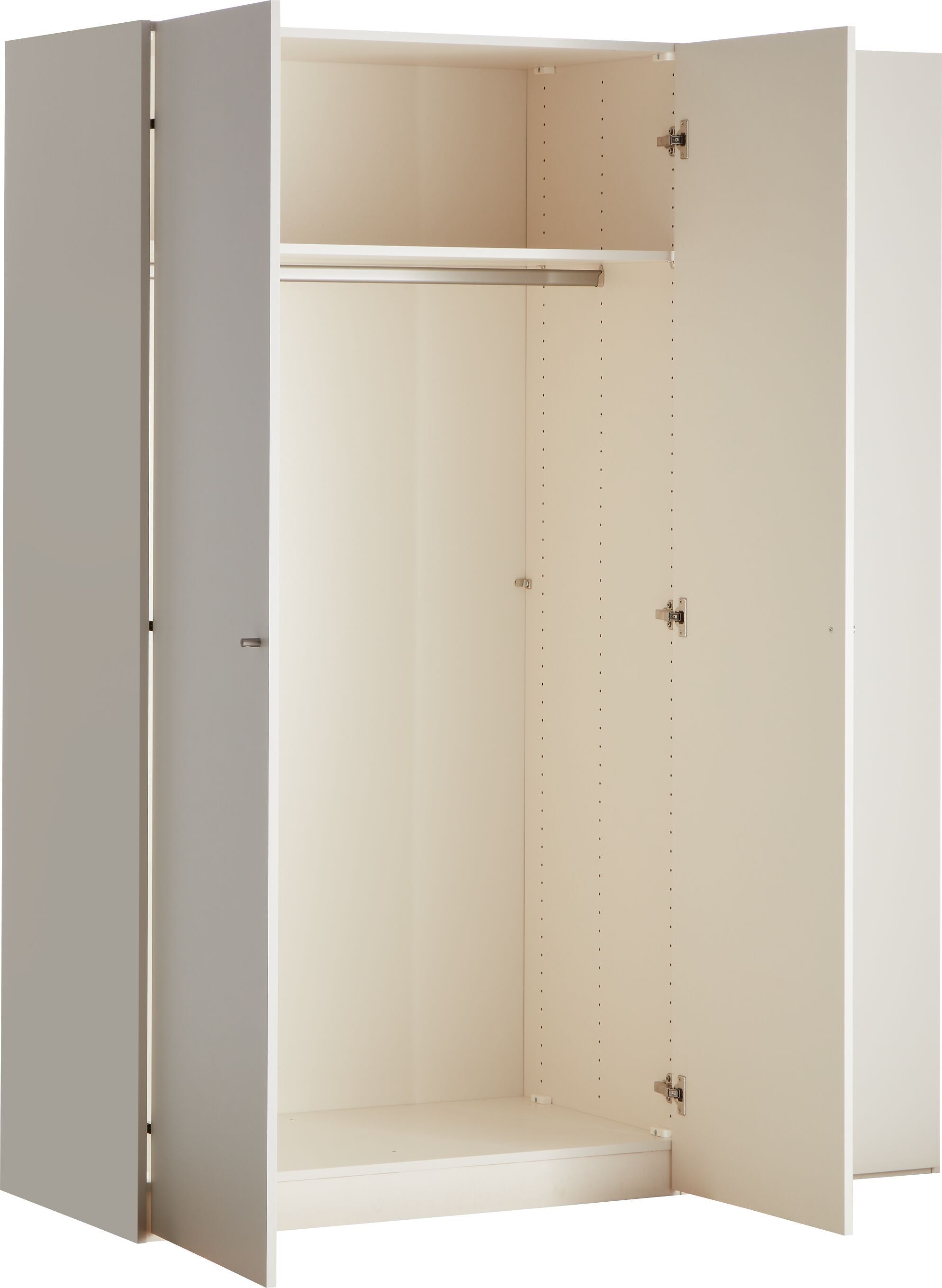 MODUL ONE Drehtürenschrank - Creme / B: 152.0 cm x T: 59.0 cm x H: 195.0 cm
