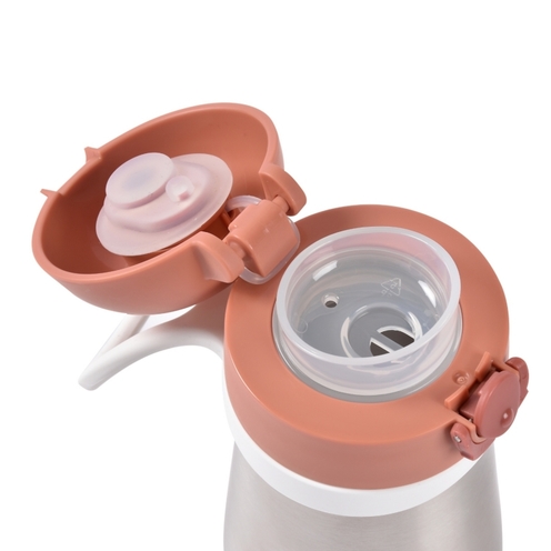 Gourde inox 350mL + anse - Terracotta - BEABA