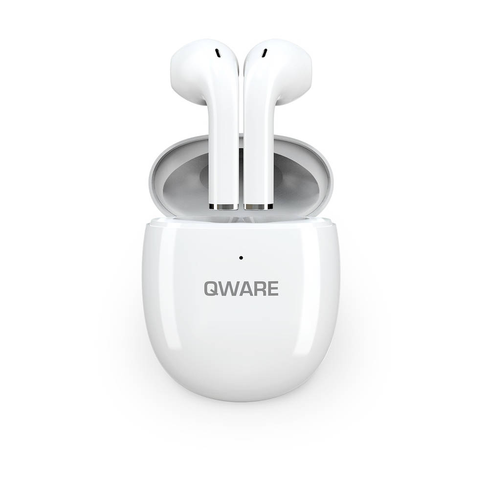 Qware Sound True draadloze oordopjes - wit