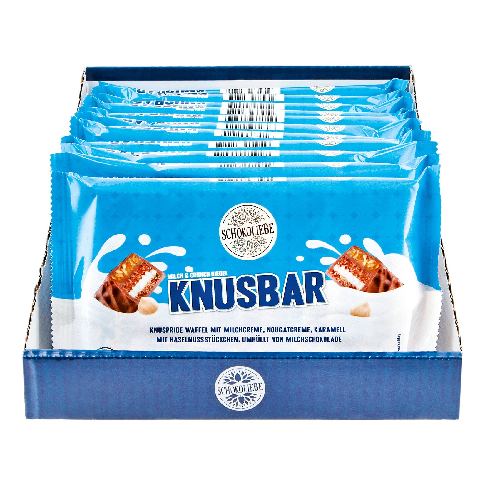 Schokoliebe Knusbar Riegel 200 g, 11er Pack