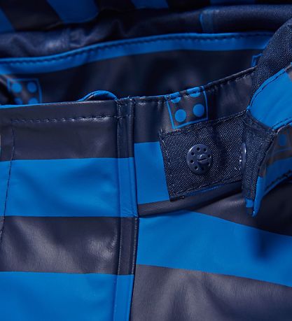 LEGO® Wear Regenjacke - Blau/Navy Gestreift