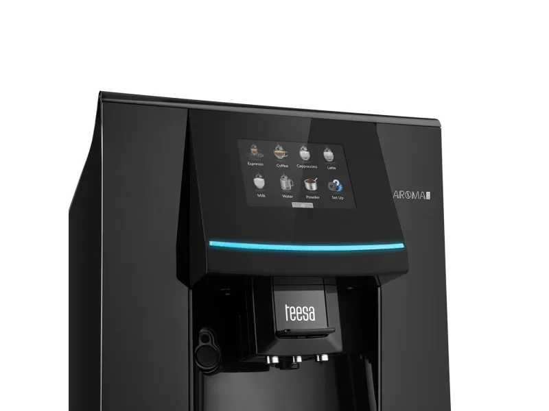 Teesa Tessa Aroma 800, Espressomaskine, 2 L, Kaffebønner, Malet kaffe, Indbygget kværn, 1500 W, Sort