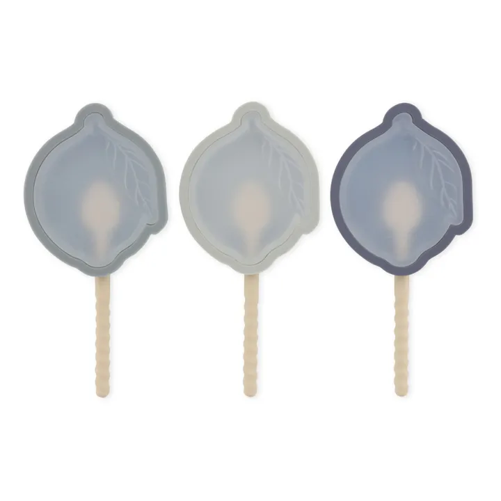 Konges Sløjd Moules à glace Citron - Set de 3 | Bleu