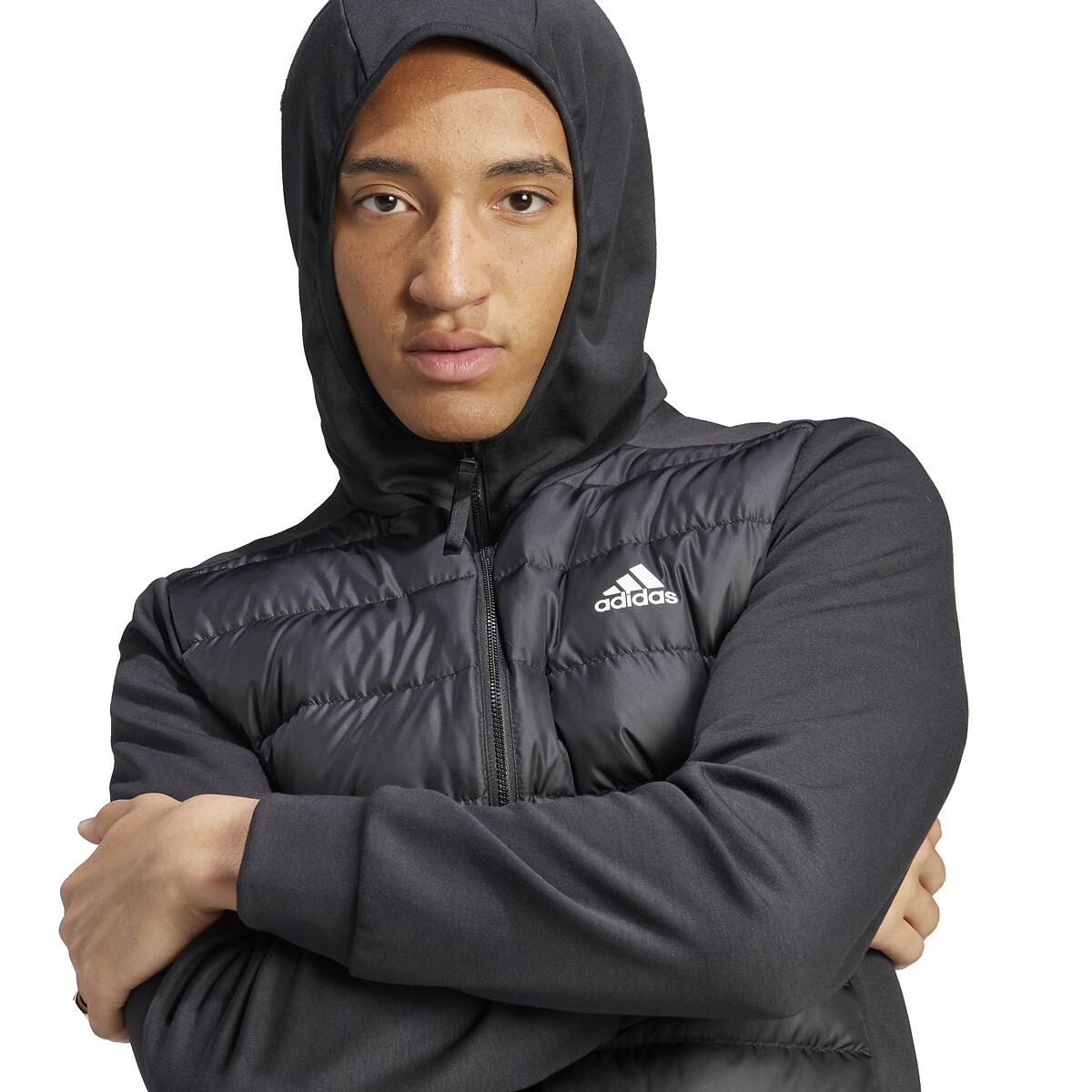 ADIDAS ROUPAS ESPORTIVAS<br>Jaqueta híbrida de plumas Essentials